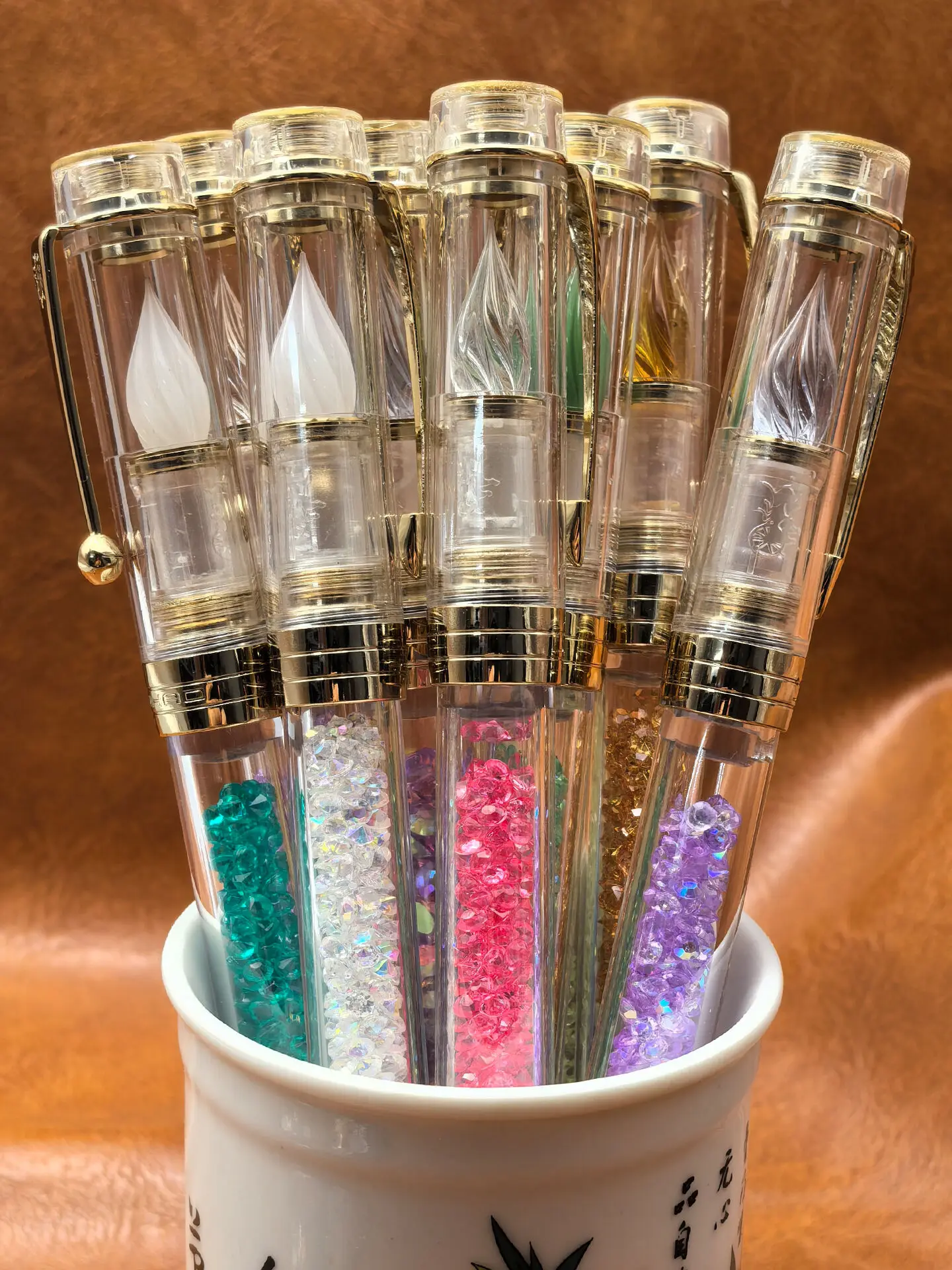 Purely Hand Polished  Limited Edition Modified Jinhao Century No. 100  Glass Dip Pen With Smoothly Writing And No Ink Clogging