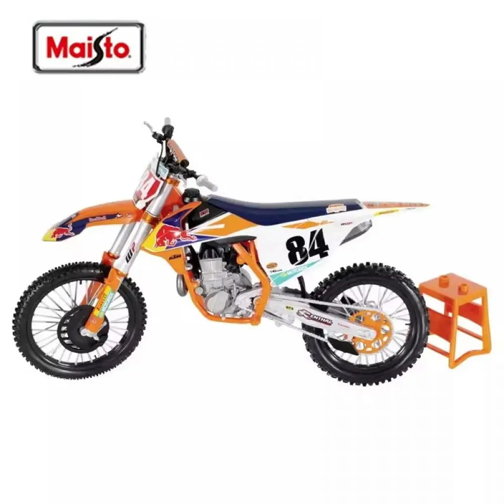 جديد مايستو 1:6 ريد بول KTM Supercross 450 SX-F # 84 مايك براون 2018 لعبة هدية دراجة نارية مصنوعة من خليط معدني