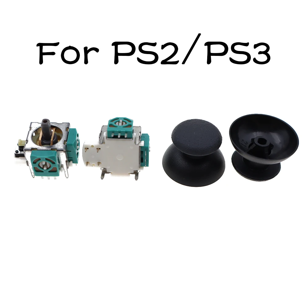 PS2 PS3 PS4 Pro PS5 3D 아날로그 조이스틱 센서 모듈 교체용 NGC Xbox 360 One 컨트롤러 썸스틱 캡
