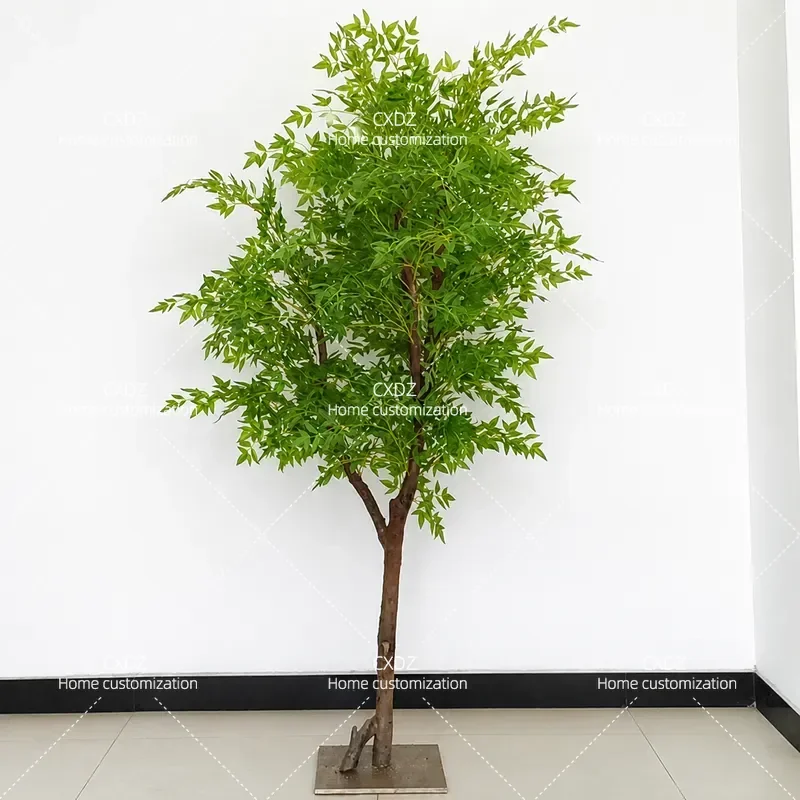 Simulation Fake Tree Indoor Landscaping Decoration Simulation Potted Plant Simulation Tree Green