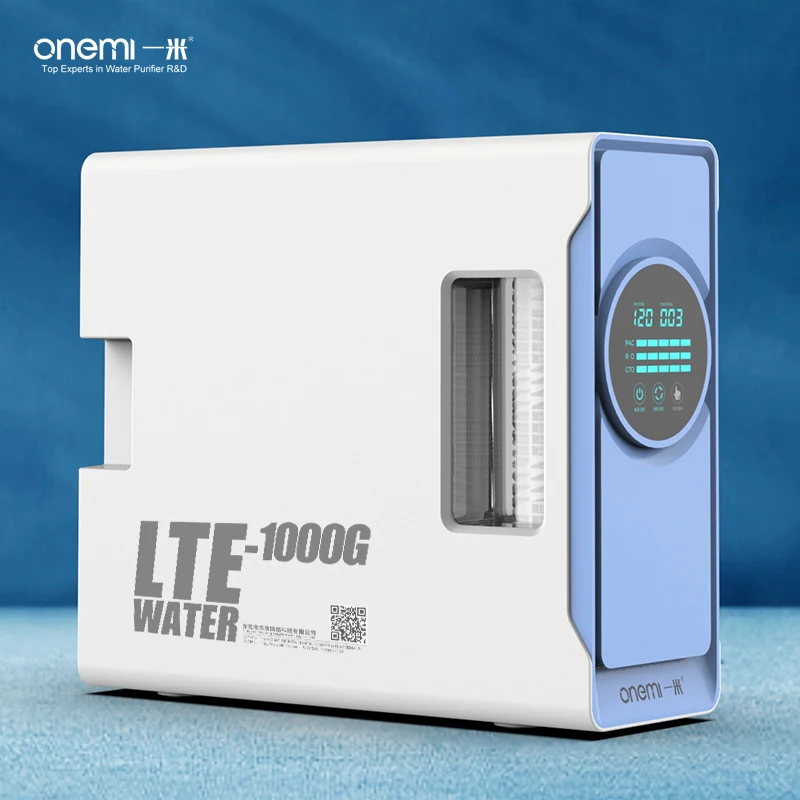 

Новый коробчатый OEM 1000G 3-ступенчатая система обратного осмоса безрезервуарный корпус для прямого питья Фильтр для очистки воды с детектором TDS