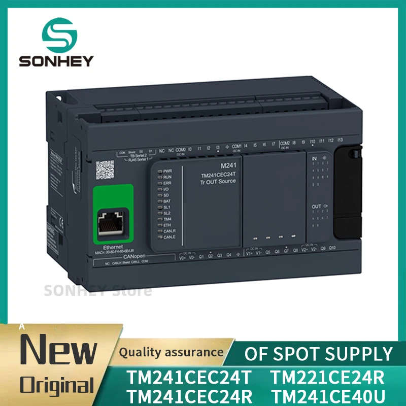 

Новый оригинальный TM221CE24R TM241CEC24T TM241CEC24R TM241CE40U TM241CE24T TM221CE40R