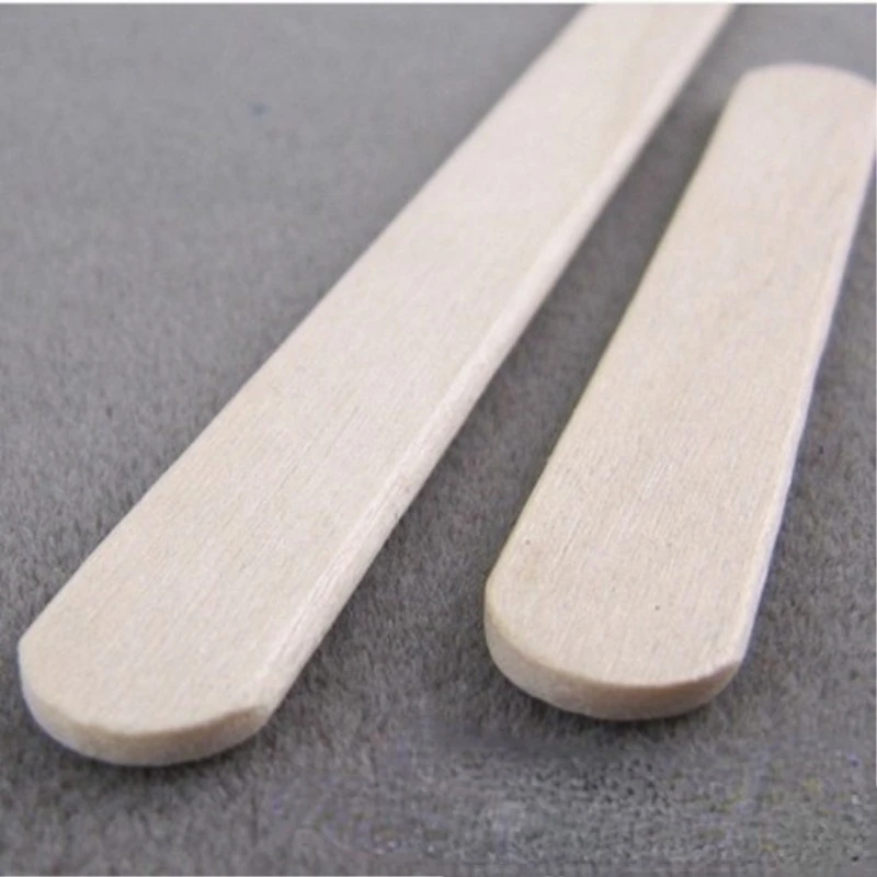 93 Plain Wooden Ice Cream Pudding Sticks 1.6 Inches Small  Sticks Cake Dessert Taster Spoons  Lolly Sticks