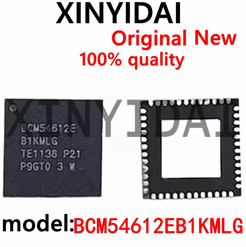 

1PCS New BCM54612EB1KMLG BCM54612E Package MLP48 Original High-speed Ethernet Chip in Stock