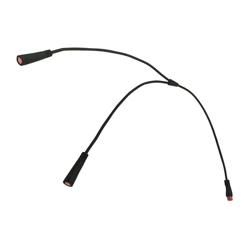 E-bike Y Splitter Cable RED 2Pin Electric Bicycle 1 To 2 Scooter Brake Sensor Durable Ebike Split Line Brake Sensor  Accessories