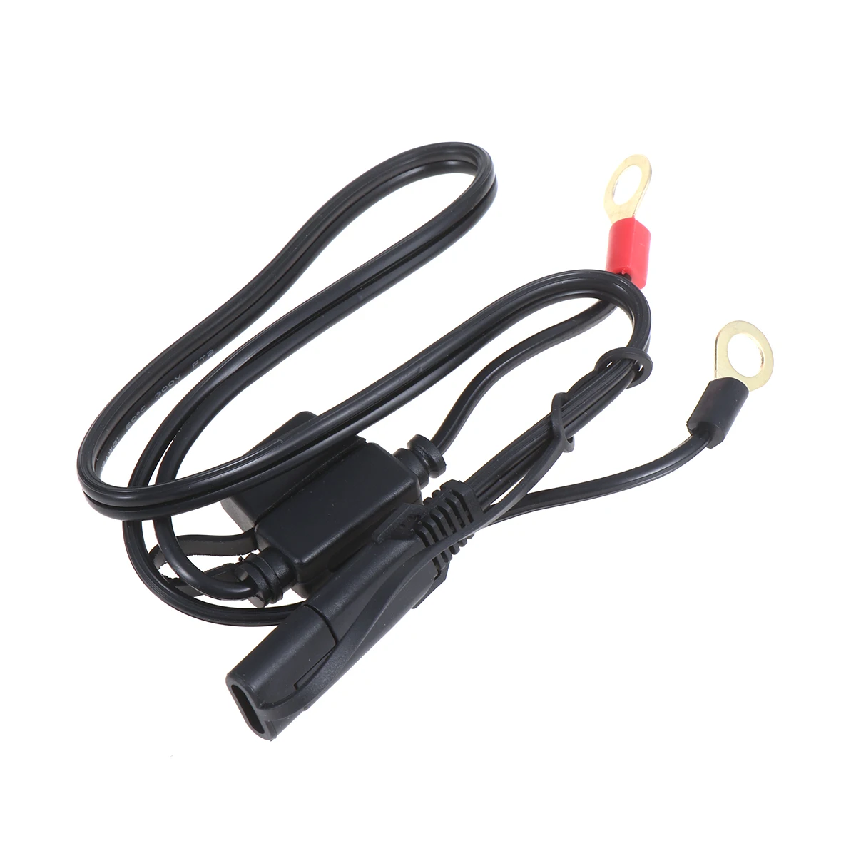 

Dual-Material Motorcycle Charging Cable 12V Black Durable Safe Easy Operation Portable For Motorcycles