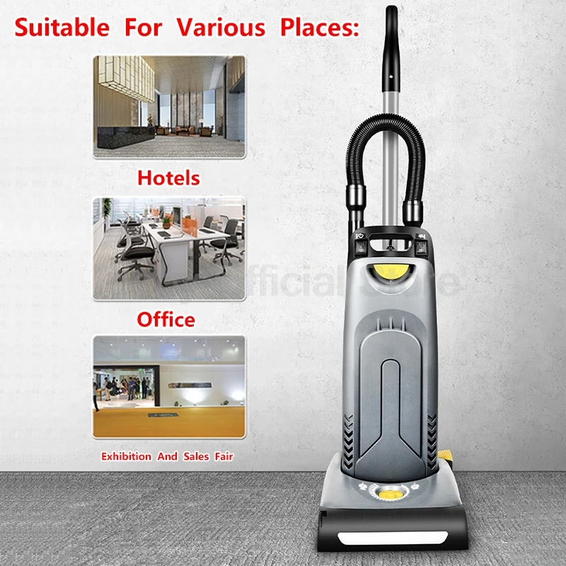 

1400W 19KPA Vertical Vacuum Cleaner High-Power Vacuum Cleaner 5.5L Large Suction Cleaner for Office Home carpet Cleaning Machine