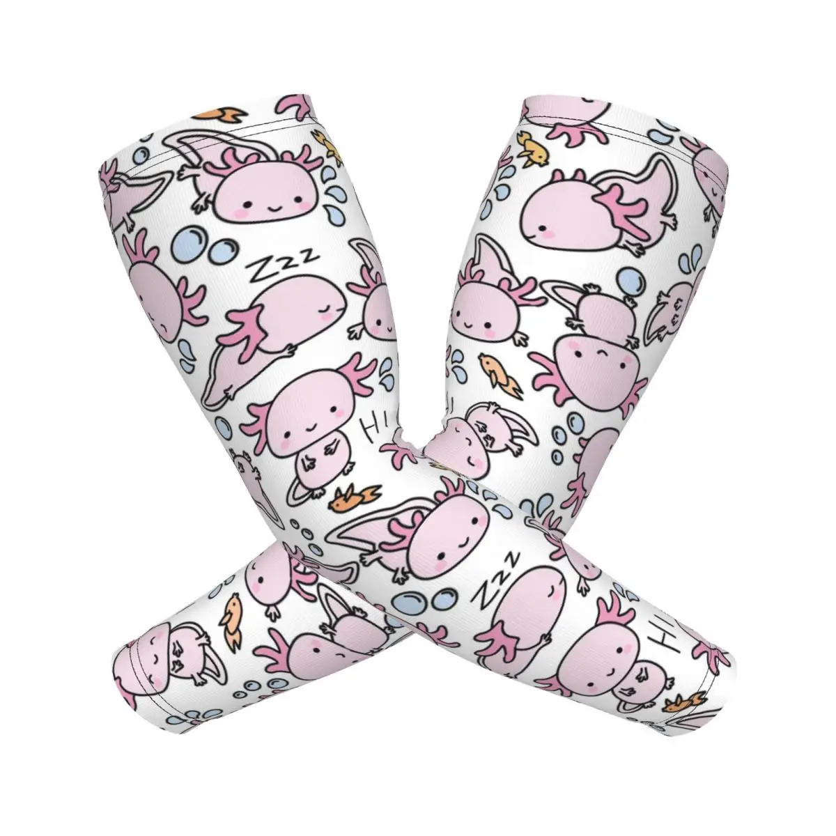 

Плавающий аксолотль, рукава для мужчин и женщин, защита от солнца и ультрафиолета, накидка для татуировки, спортивное охлаждение, езда на велосипеде