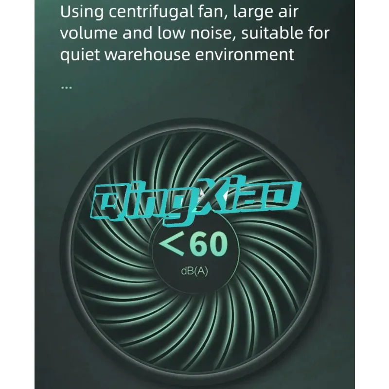 Wall Mounted Fresh Air Purifier With Negative Ion Remote Control For Home Office Indoor Air Cleaning Smart Touch Screen