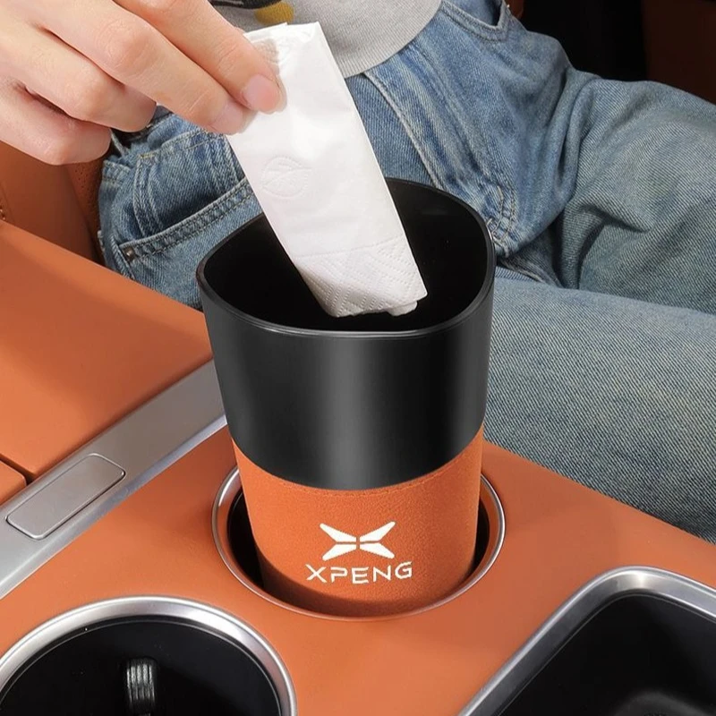 

Car Multi Functional Storage Bucket ABS Trash Can Umbrella Cup Holder Organization Barrel for Xpeng G6 G9 P7i P5 P7 Mona M03