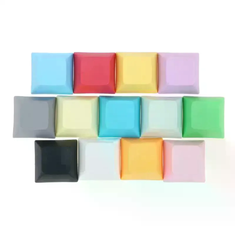 DIY DSA 1U Keycap For MX Switches Keyboard Key Cap Multiple Color Thick Durable PBT DSA Height Keycap 10Pcs