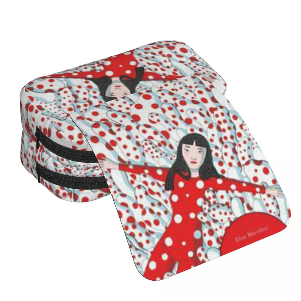 Yayoi Kusama Abstract Painting Pencil Case for Boy Girl Gifts Pen Box Pencil Bag Stationery Supplies Pen Holder Bag