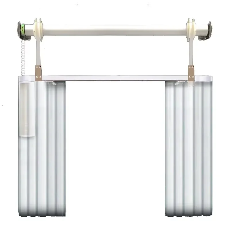 Smart Electric Curtain Motor Aluminum Alloy Track Intelligent Voice Control System for Villa High Ceiling Double Layer Window