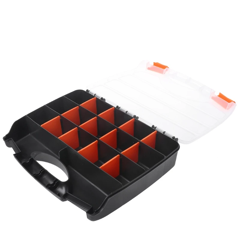 Plastic Carry Tool Storage Case Spanner Screwdriver Parts Hardware Organizer Box