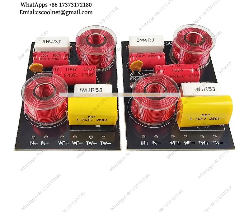k06 30W 50W 2 Way Speaker Crossover 3000Hz Frequency Divider For 5 6 8 Inch Woofer Tweeter Audio Crossover Network 2PCS
