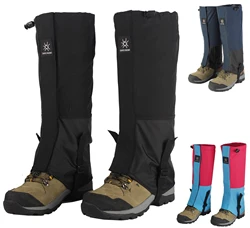 1 Pair Adults Children Long Tube Leg Covers Pants Shoes Cover Waterproof  Sandproof Legs Protection For Hiking Skiing Climbing