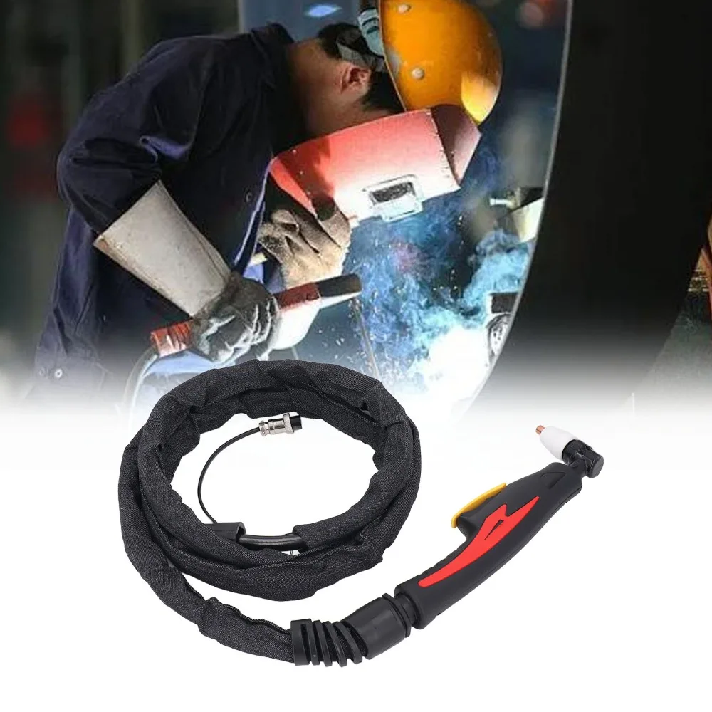 UPT-31 Plasma Cutter Torch 2.5M Length Insulated Ergonomic Grip Handheld Plasma Cutter 40A Cutting Torch Gun For CUT-50