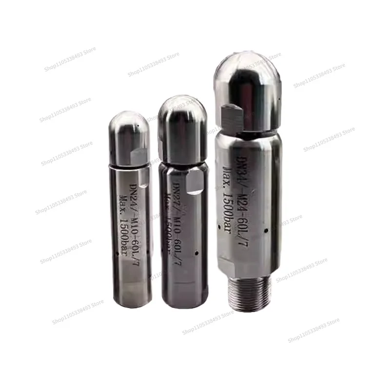 For 360 ° Self-rotating Nozzle Condenser Heat Exchanger Cleaning Small Fine Rotary Nozzle Pipe Cleaning
