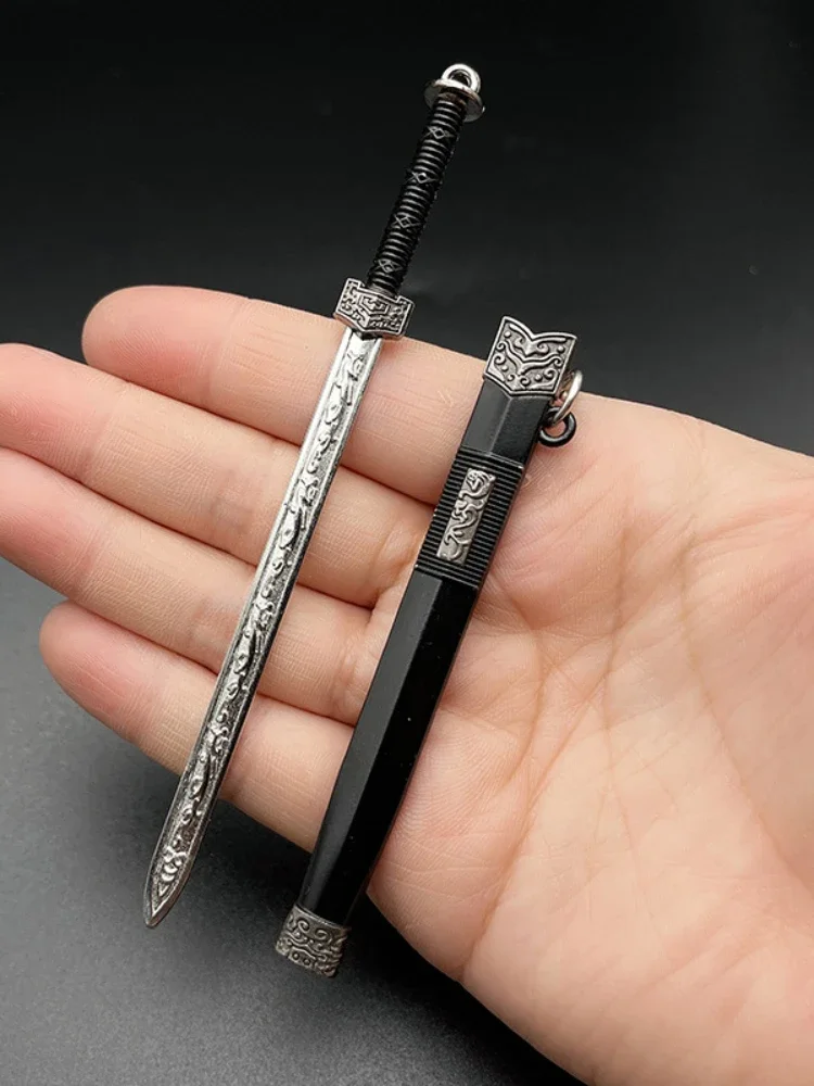 12cm all metal ancient sword, ancient cold weapon model decoration replica, miniature model toyt