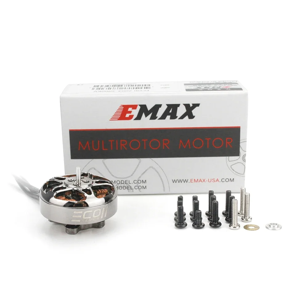 

Новый бесщеточный двигатель Emax ECOII-2004 с поддержкой 4S-6S для FPV-дронов, высокоэффективный гоночный мотор для радиоуправляемых гоночных дронов