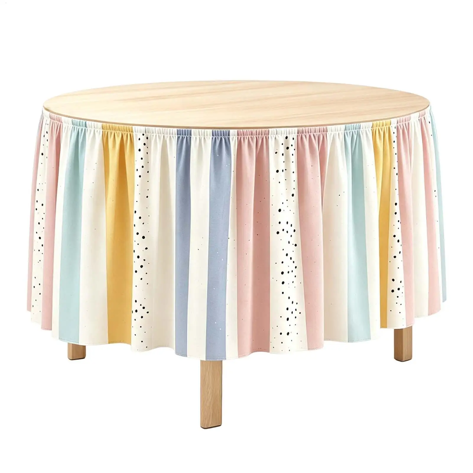 Jupe de bureau 75x180cm, nappe colorée pour la rentrée scolaire, jupe de table pour salle de classe, pour enseignant, école, maternelle, dortoir, mariage
