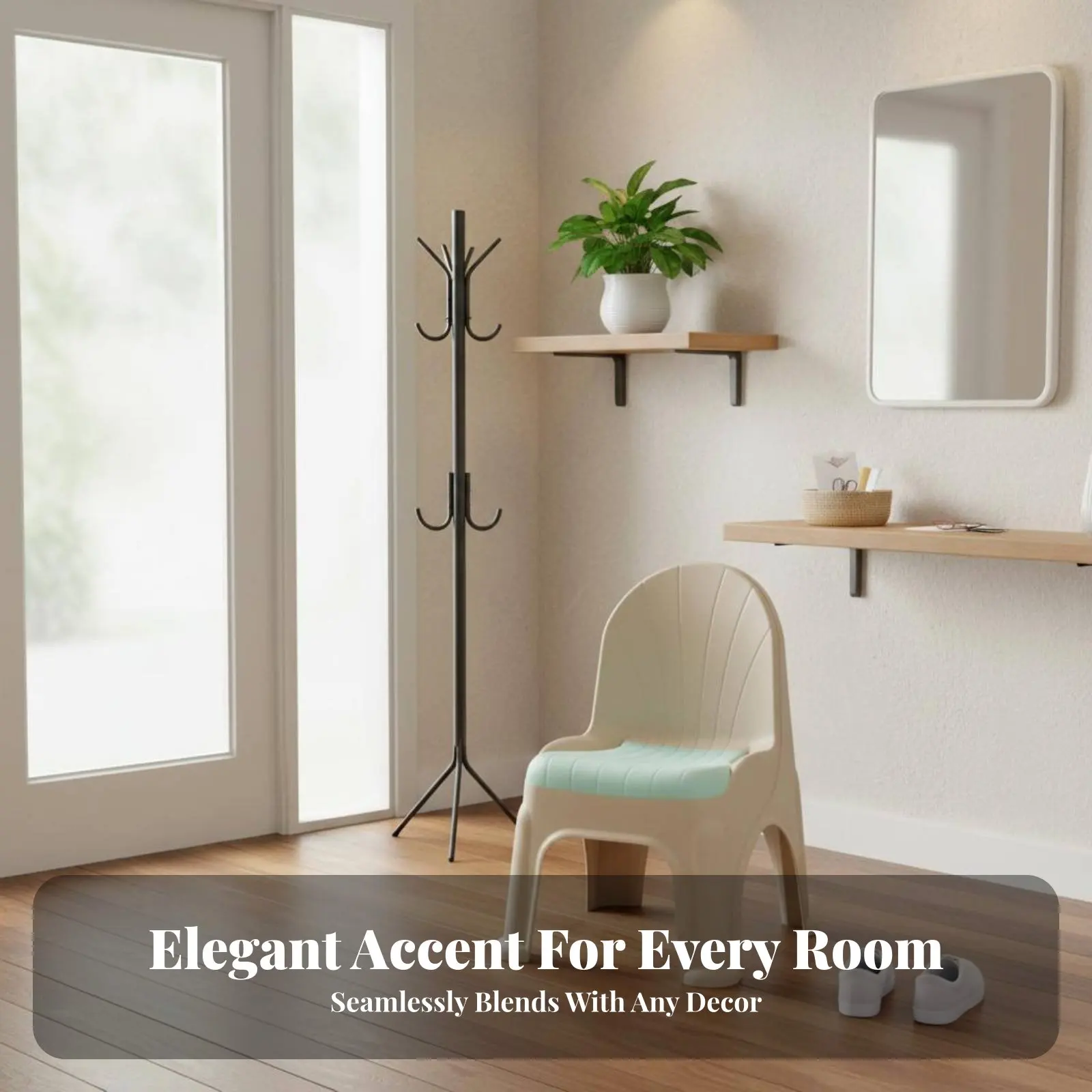 ショートリアサポートスツール、適応可能な家庭用家具、お手入れ簡単、丸みを帯びた角、子供、大人、家庭、リビングルーム用