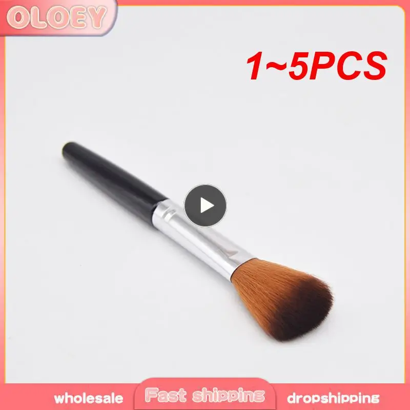 Pinceau de maquillage pour fard à joues, correcteur, poudre, contour, ombre à barrage, surligneur, fond de teint, cosmétique, 1 à 5 pièces