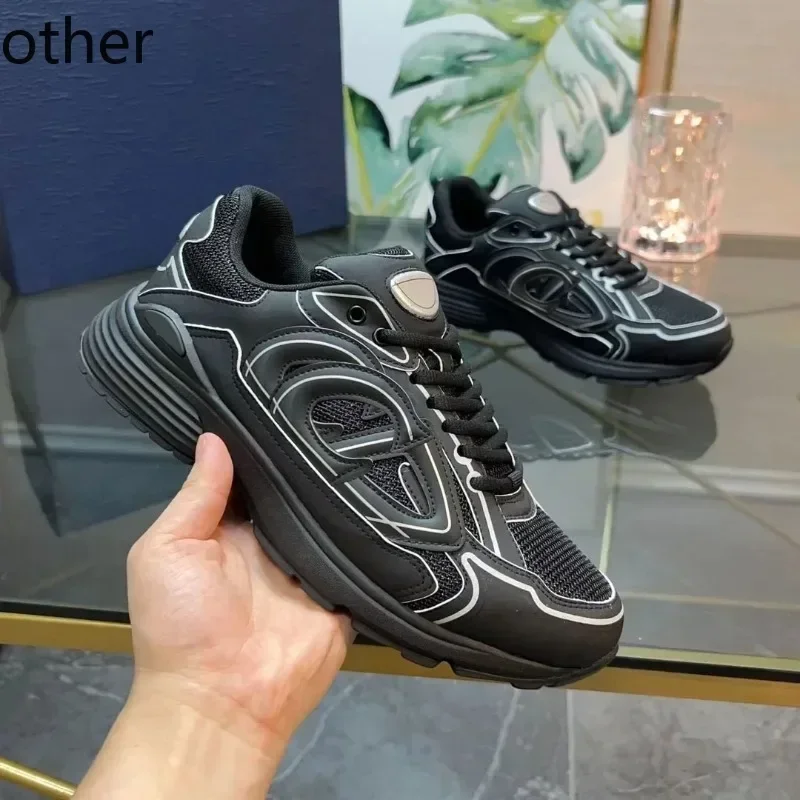 2024 Luxury Leisure Sports Fluorescent Increase High and Low Help Fashion All Match Trend Casual Student Men's Shoes