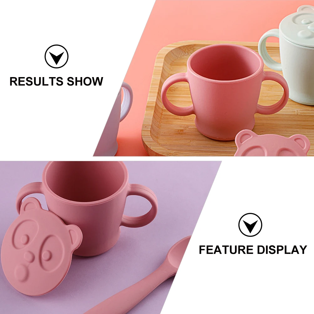 

Silicone Learning Baby Training With Handles Food Grade Fall Resistant Infant Water For Toddlersbaby Drinking Training Toddler