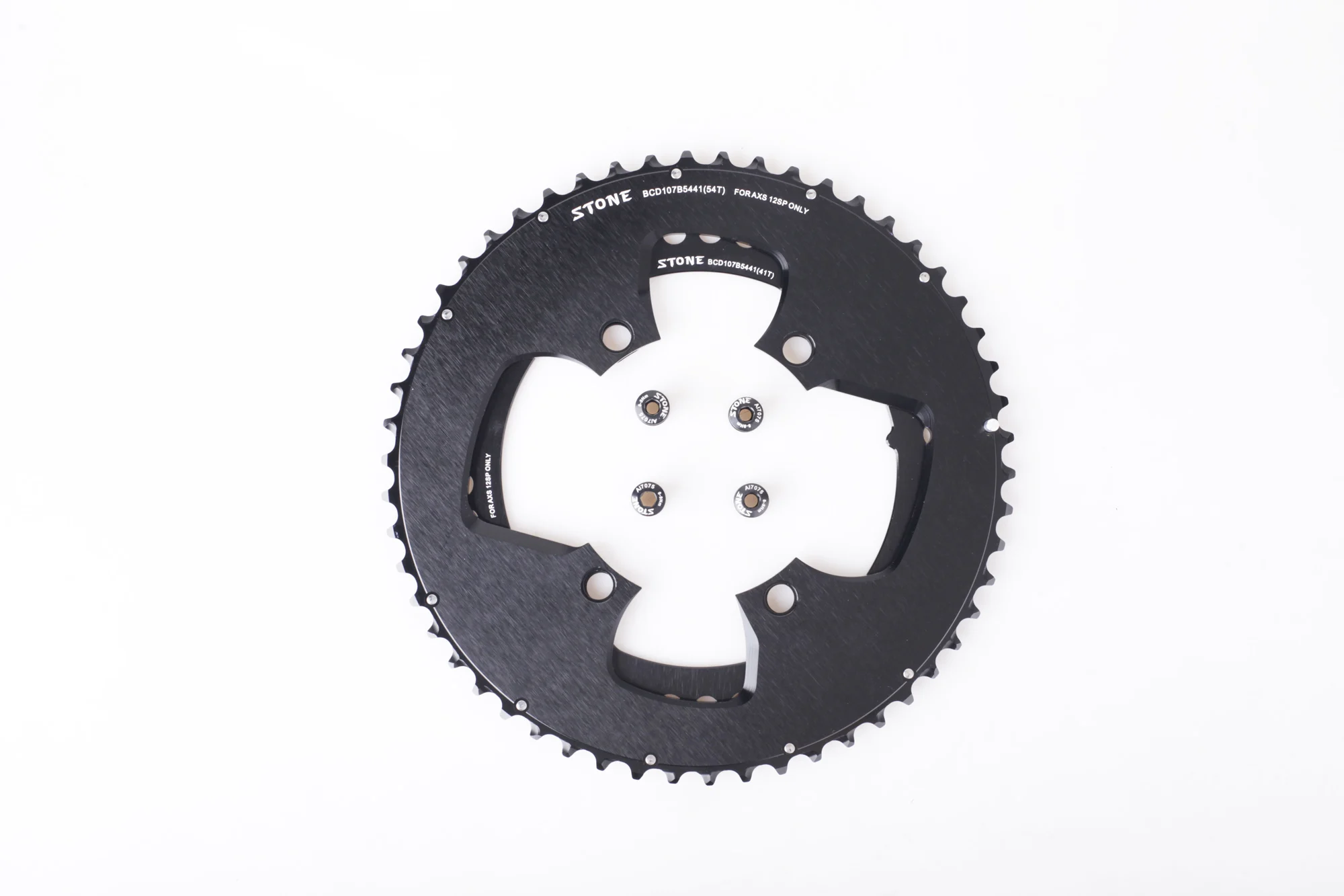 

Road bike Double chainring Dual BCD107 for FORCE AXS POWER METER ETAP 12 Speed Flattop Chain