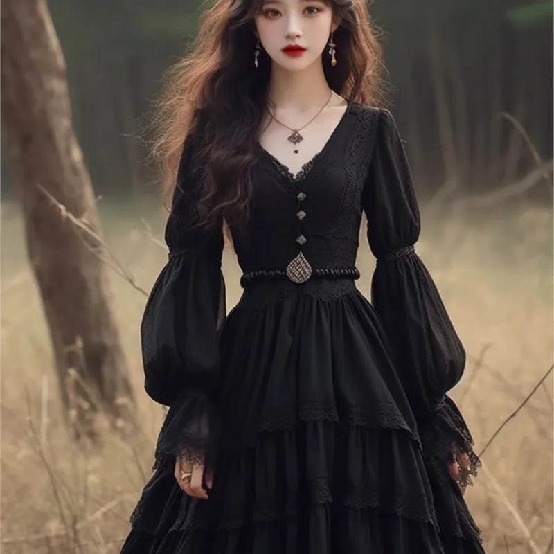 

Amazing vintage black birthday dress