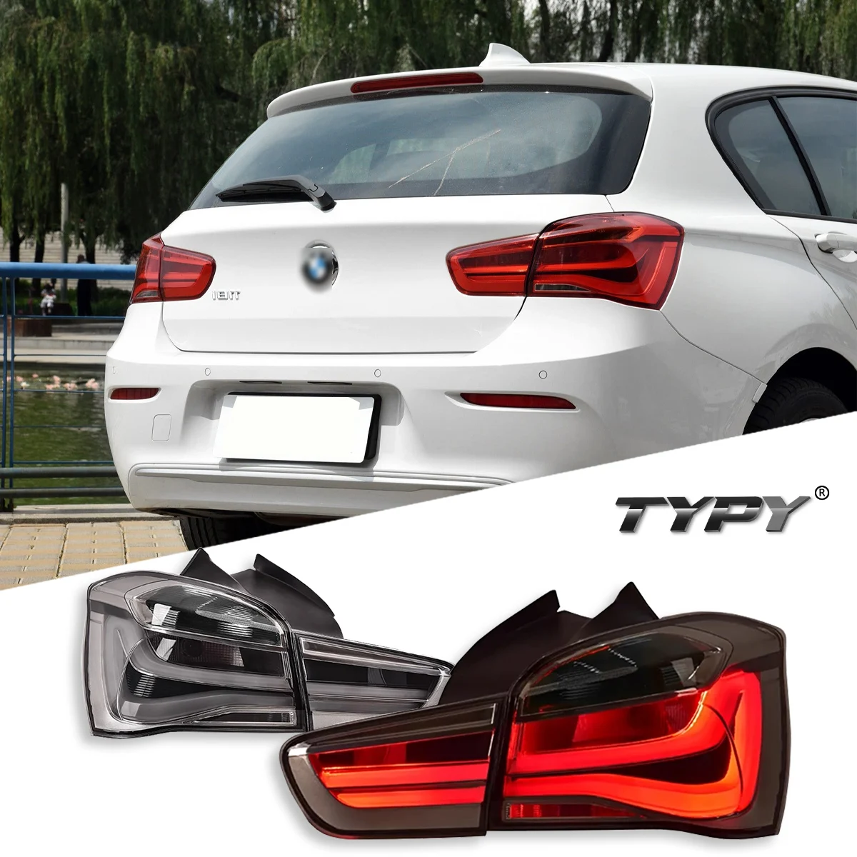 

TYPY Car For BMW 1 Series F20 Taillight 2015-2018 Upgrade Modified to New DRL Dynamic Turn Signal LED Taillight Auto Accessories