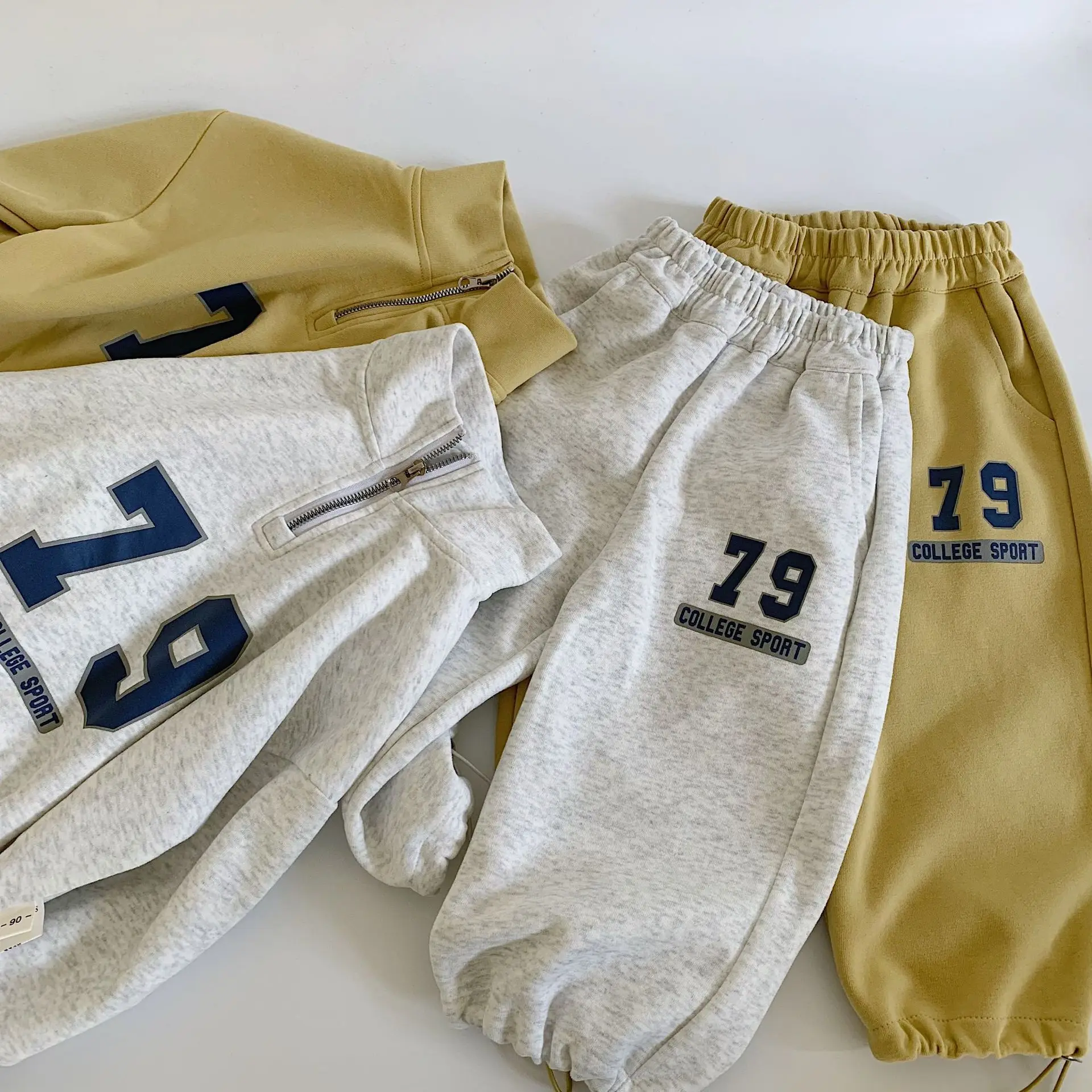 Children's Suit 2025 Spring and Autumn New Boys' Digital Sports Handsome Sweater + Casual Trousers Two-piece Set