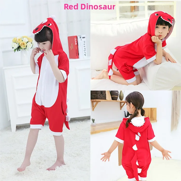 Red dinosaur - pure cotton