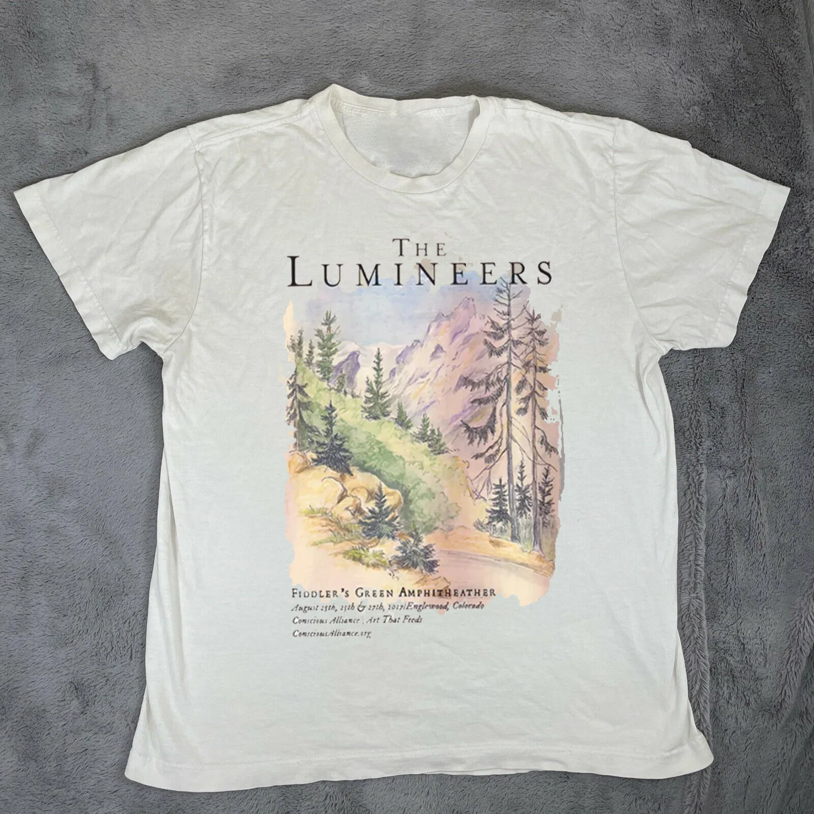 Prezent zespołu Lumineers dla Fan Tour 2023. T-shirt w pełnym rozmiarze S-5XL