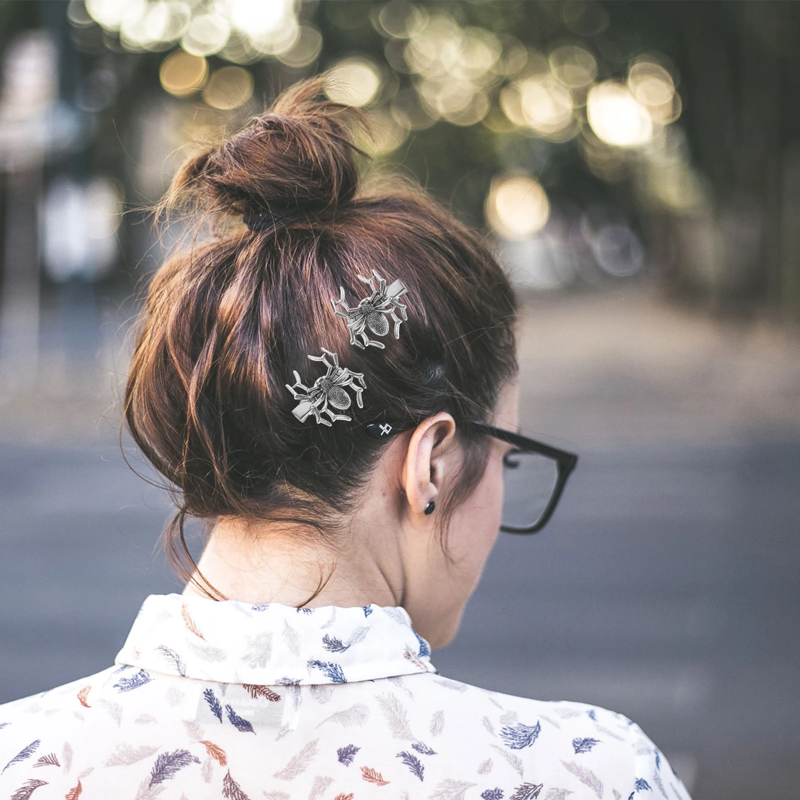 

Spider Hair Clip Hairpin Accessories for Women Headgear Halloween Spiders Clips