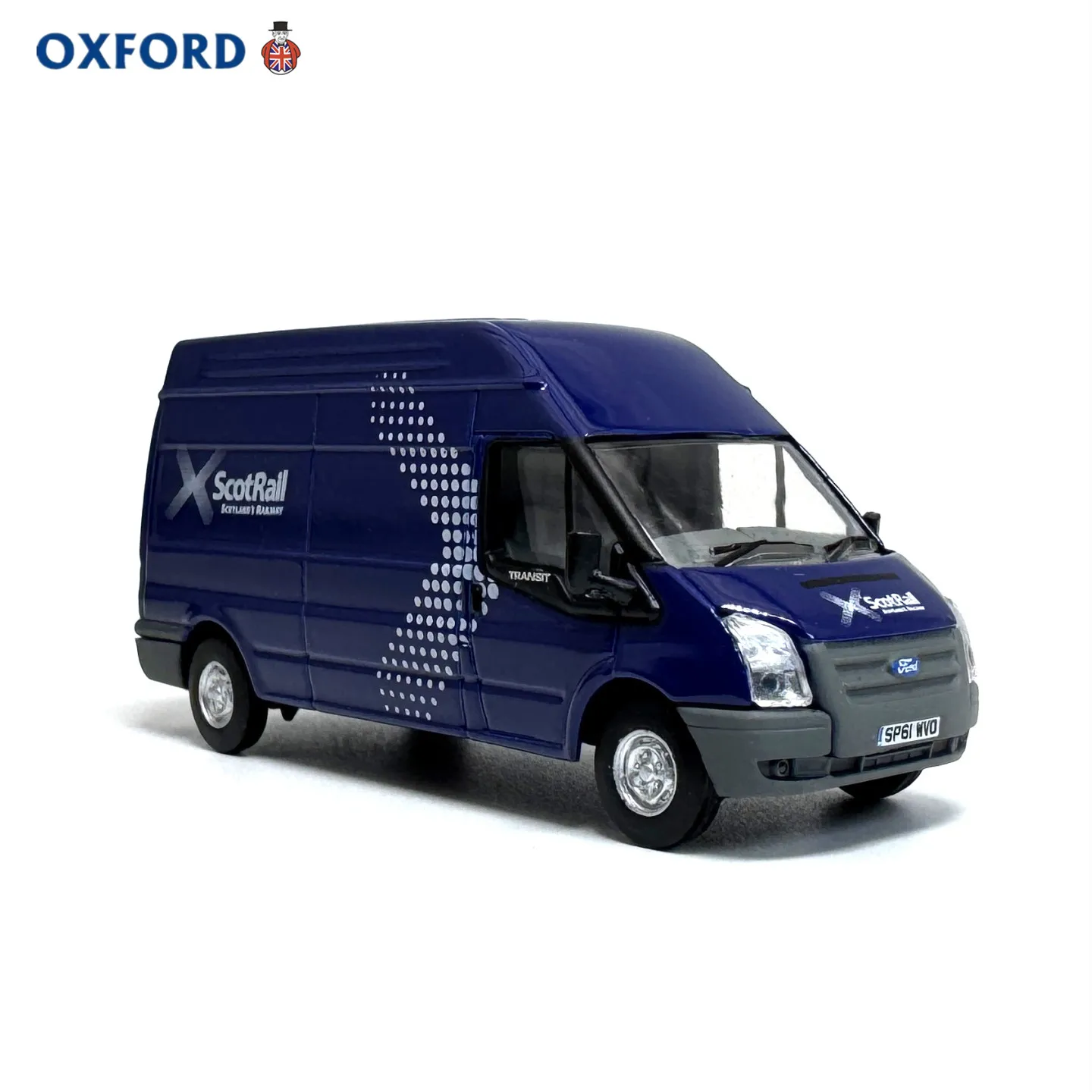 Diecast OXFORD 1/76 Scale Transit 2006 High-roof Bread Alloy Car Model