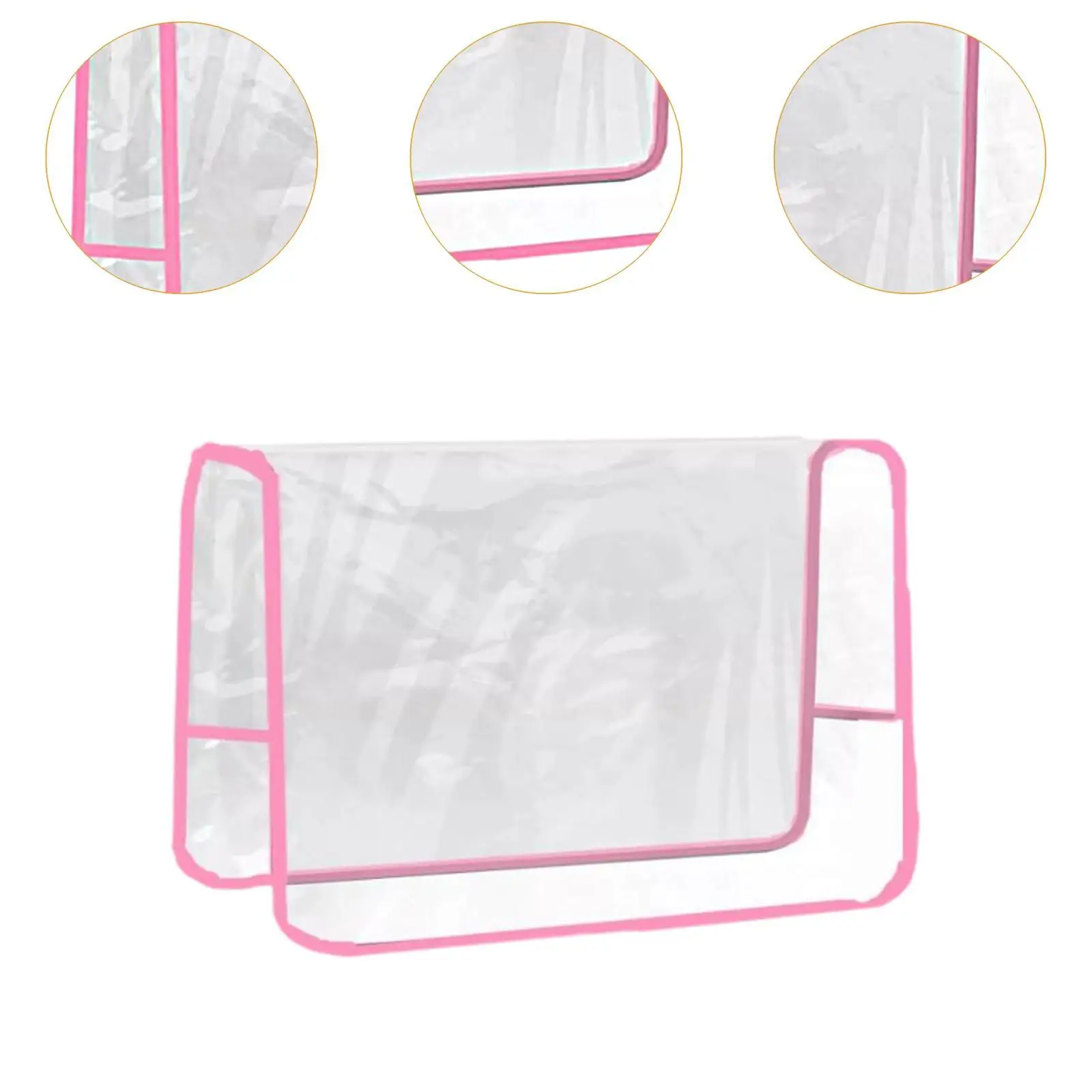 Chair Back Cover Salon Chair Backrest Cover Beauty Equipment Reusable Sturdy Clear Portable for Beauty Center Shop Barbershop