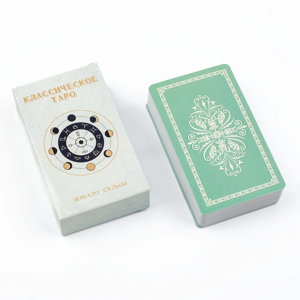 Russian Visions CLASSIC TAROT Cards КЛАСИЕСКОЕ ТАРО 78 pezzi Divination Edition Deck Giochi da tavolo 10.3*6 cm