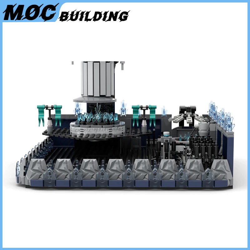 MOC Famous Movie Modular Scene The Great Forge Model Building Blocks DIY Assembly Bricks Collection Display Toys Creative Gifts