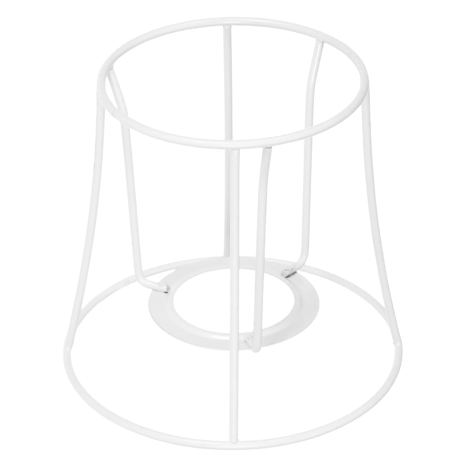 

Retro Crystal Lamp Stand Shades for Table Lamps Metal Iron Lampshade Brackets DIY Holders French Rings Frames