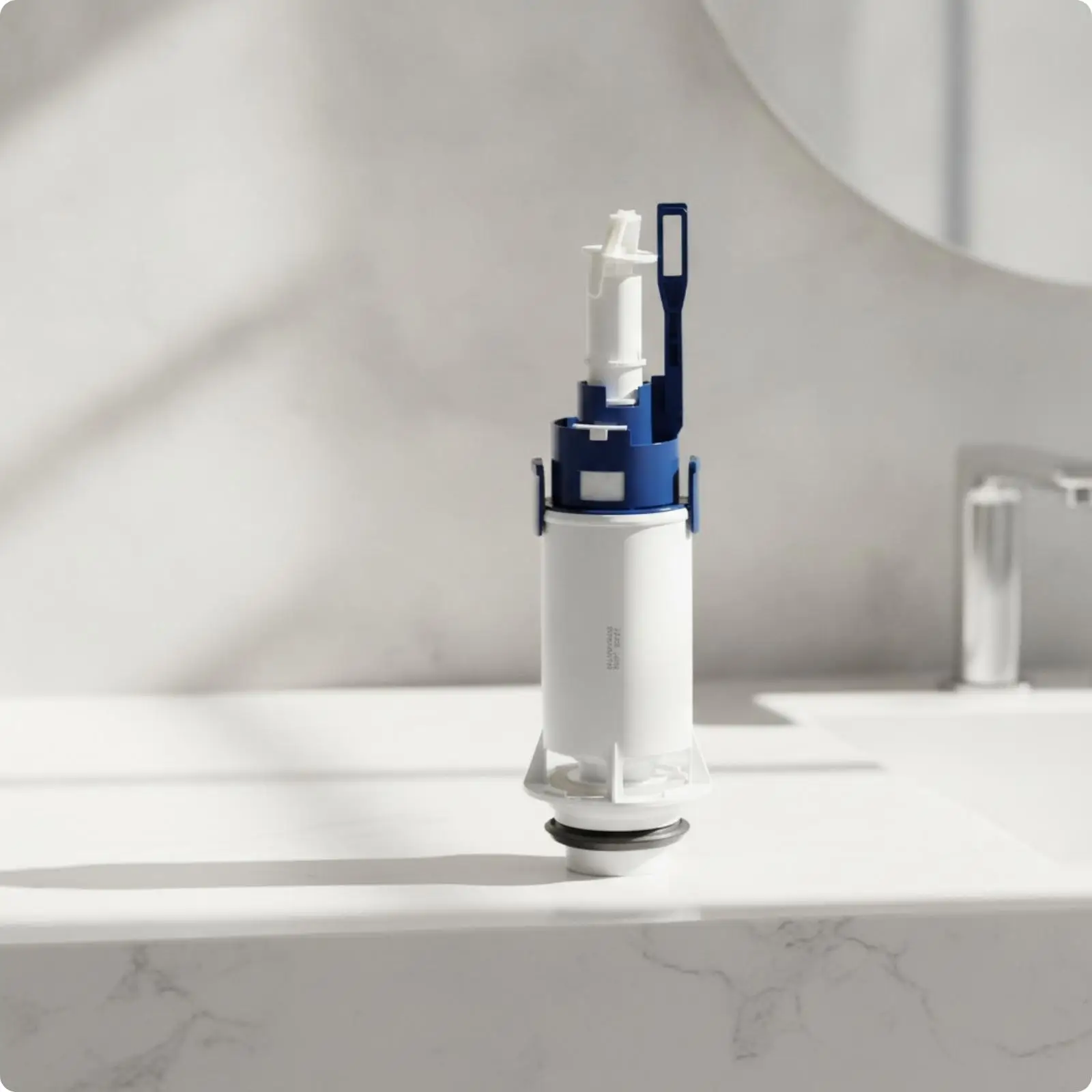 Concealed Cistern Valve Replacement Cistern Flush Valve Hardware Adjustable Easy Installation for Plumbers, Bathroom Repair