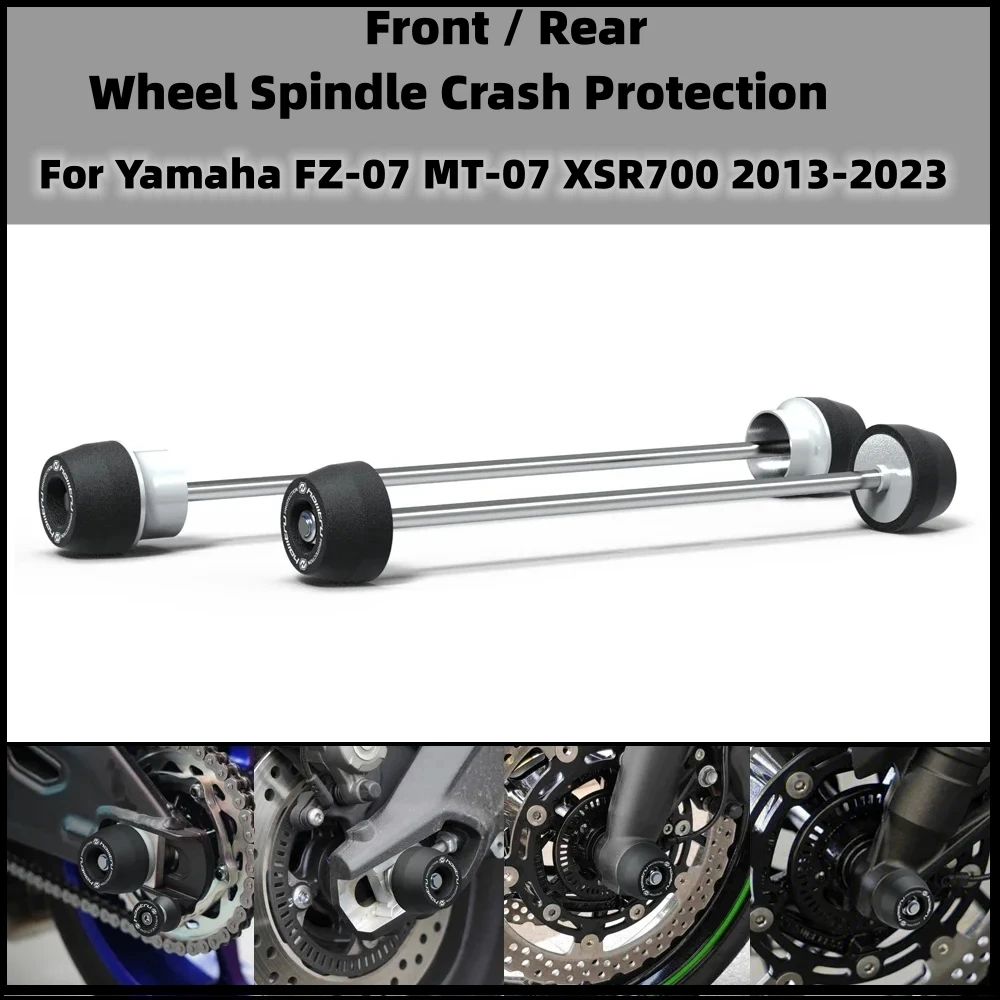 

Защита от повреждения переднего и заднего шпинделя для Yamaha FZ-07 XSR700 2013-2023