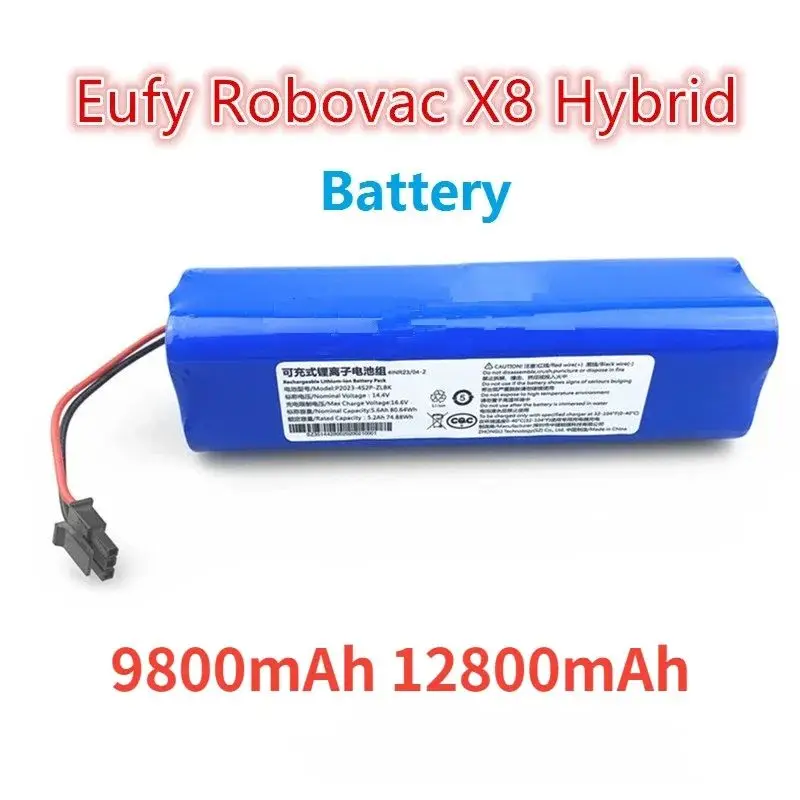 14.4V 6500mAh Replacement Battery For Eufy RoboVac X8 Series Hybrid Robot Vacuum Cleaner Accessories Parts