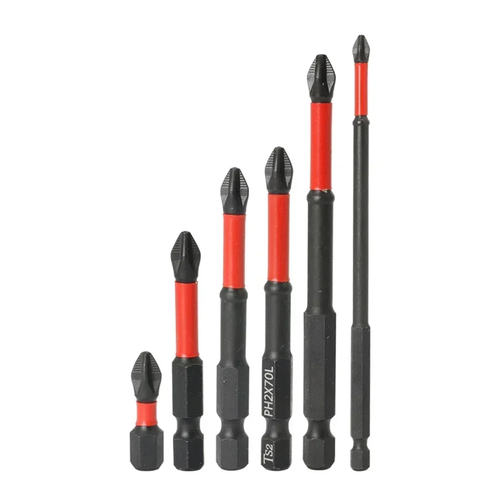 1Pcs PH2 Screwdriver Bit 50-90mm Magnetic Cross Bit Set Phillip Impacts Batch Head Hardness Screwdriver Bit Hand Tools