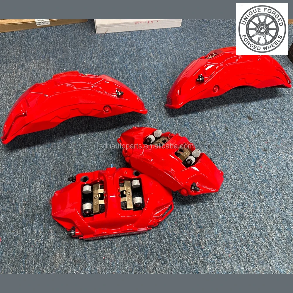 

26 Style Upgraded Brake Performance Front Wheel 6-pot Brake Kit Caliper 6 Piston for RS6 RS7 A8 Series