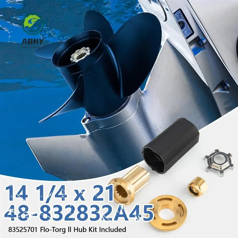 

ABHY-14 1/4X21 48-832832A45 Подвесной пропеллер подходит для Mercury/Mariner 135-300HP,MERCRUISER STERNDRUVES, Alpha,Bravo On