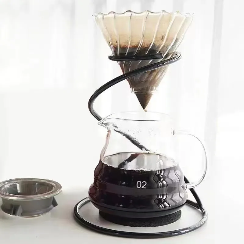 Barista Accessories Hand Drip Coffee Set Espresso Tools Filter for Coffee Funnel Filtro Reusable Holder Cafe Bar Coffee  filters