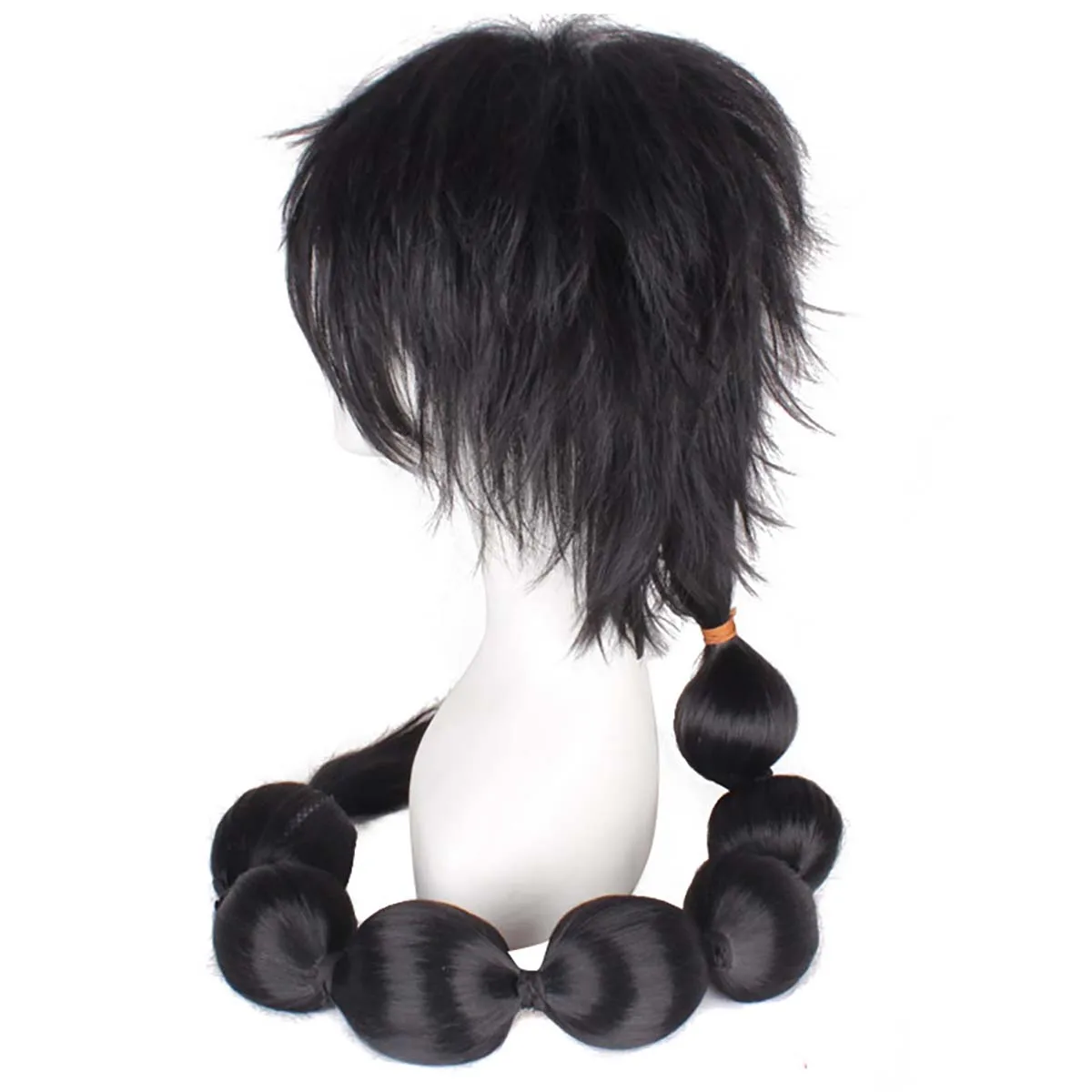 Anime Magi Judal Judaru Cosplay Black Long Synthetic Hair Wig