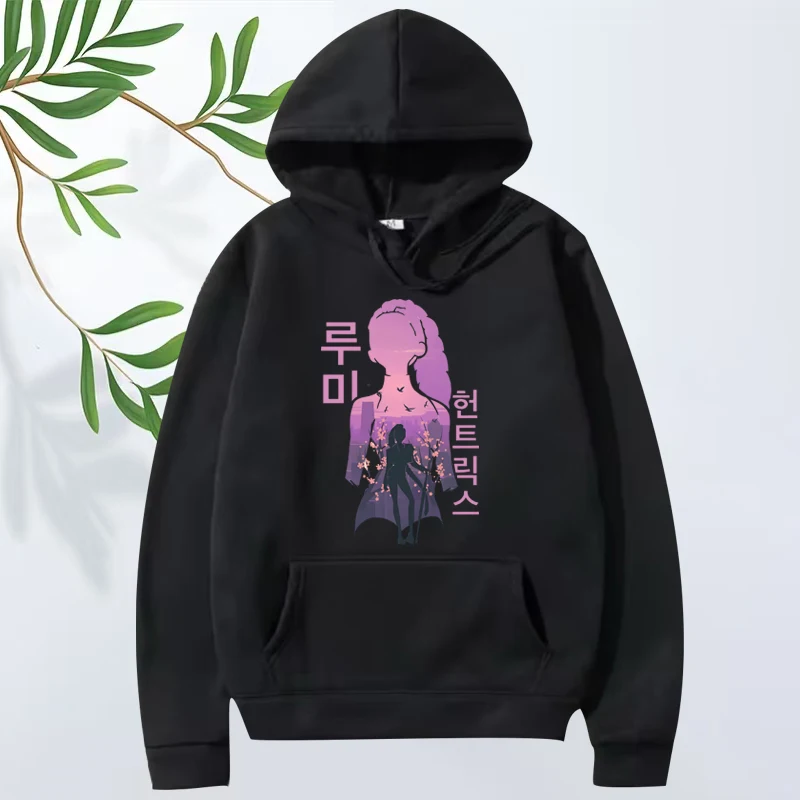 

Demon Hunter Rumi HUNTR/X hoodie 2025 new men women cool vintage Long sleeve streetwear print Graphics oversized hoodie unisex